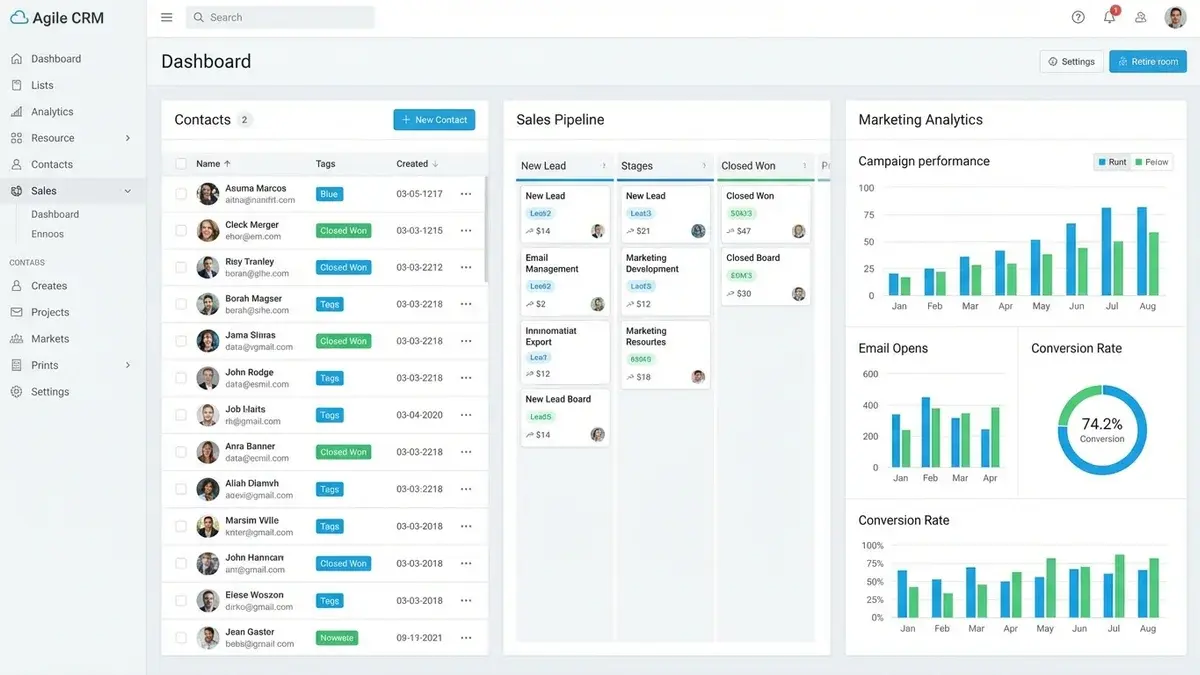 Thumbnail for Agile CRM Review 2026: Best Free All-in-One CRM for Small Business?