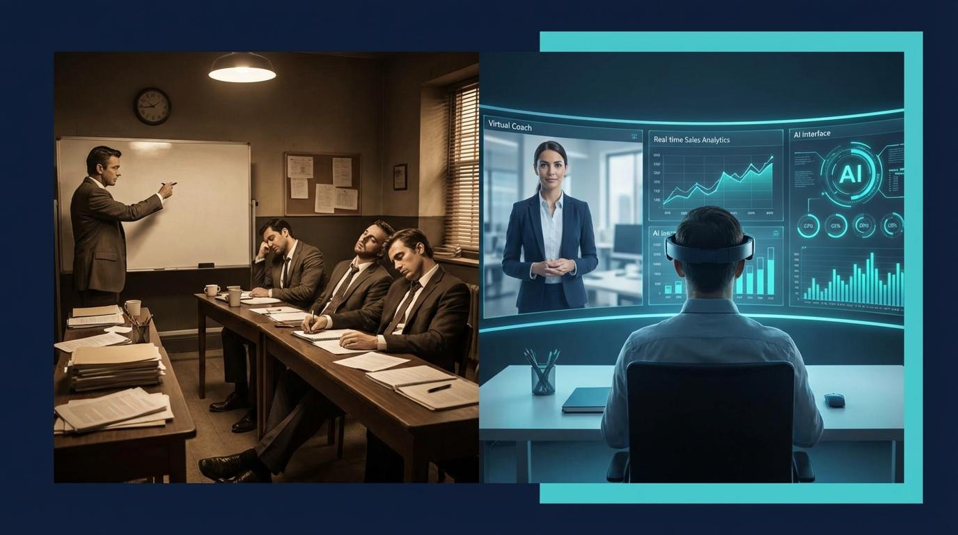 Featured image for AI Sales Coaching vs. Traditional Sales Training: What Actually Works in 2026