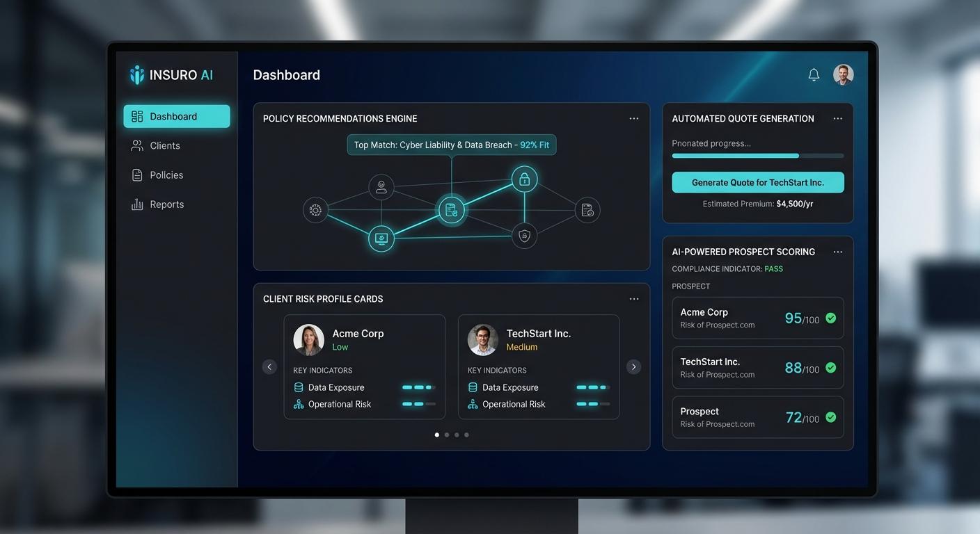 Insurance sales dashboard powered by Appendment AI