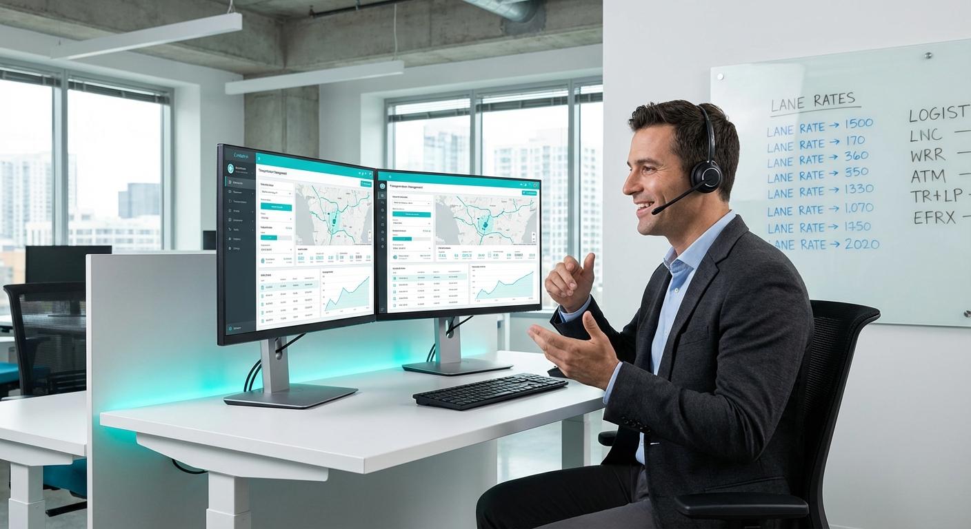 Logistics & Freight sales dashboard powered by Appendment AI