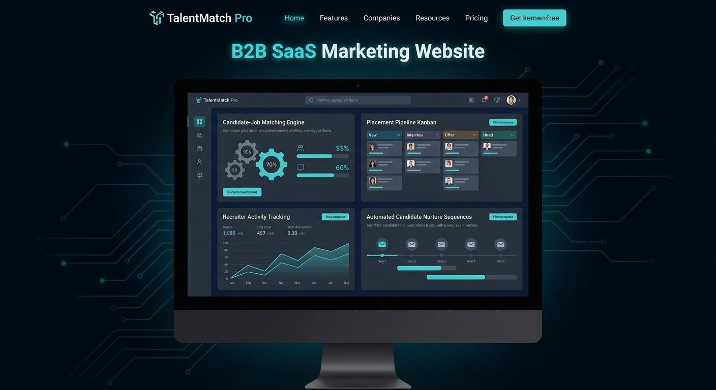 Staffing & Recruiting sales dashboard powered by Appendment AI